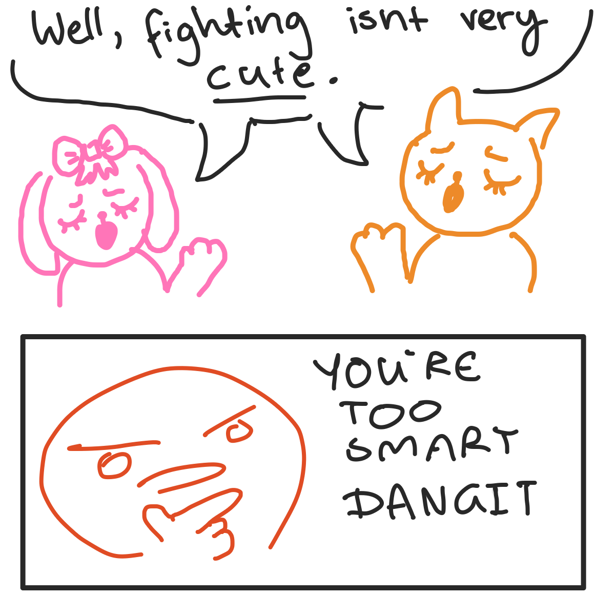 Drawing in cute thimgs by Garbage