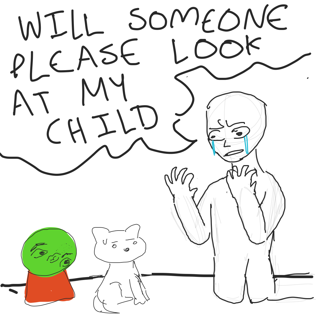 Drawing in ye by Garbage