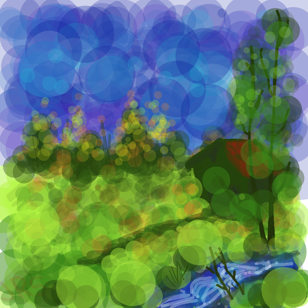 Idk. :) at least it has some happy lil trees.  - Online Drawing Game Comic Strip Panel by Rednightlights