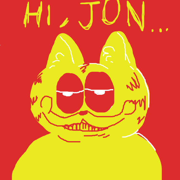 Drawing in random cat by FetusJesus