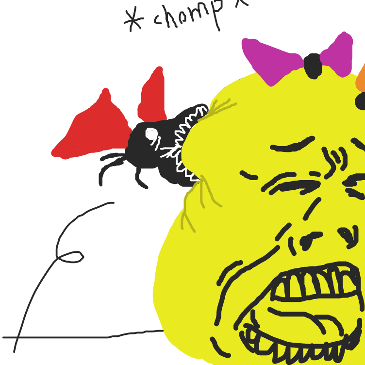 *chomp* - Online Drawing Game Comic Strip Panel by FetusJesus