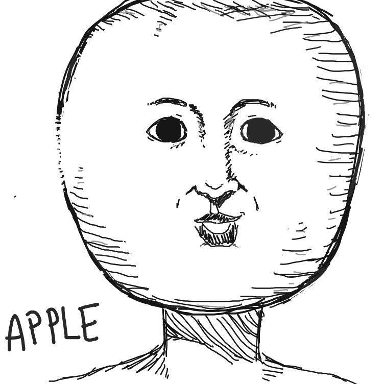apple - Online Drawing Game Comic Strip Panel by [REDACTED]