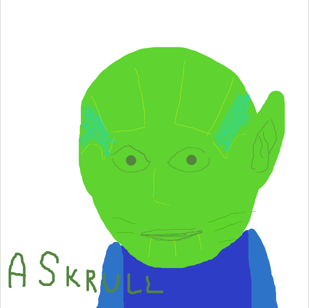 IT WAS A SKRULL - Online Drawing Game Comic Strip Panel by Nejt