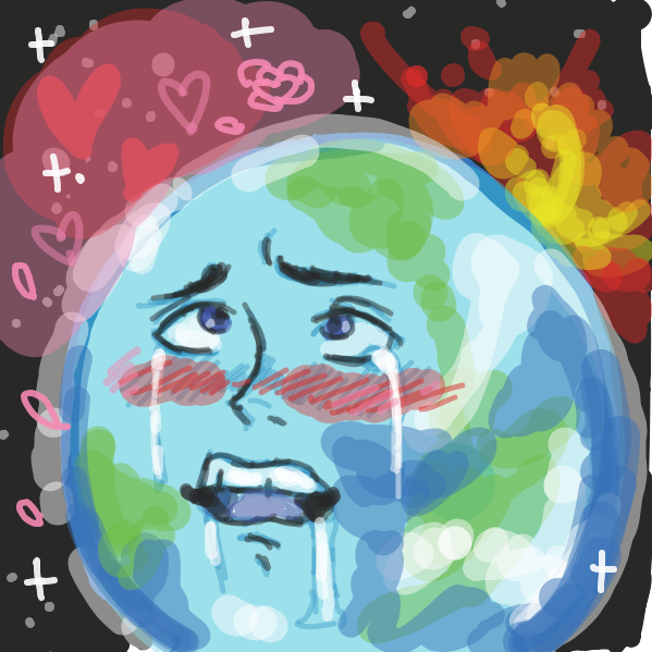 Drawing in alien invasion by Tamakid