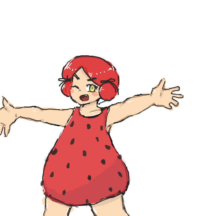 strawberry girl - Online Drawing Game Comic Strip Panel by [REDACTED]