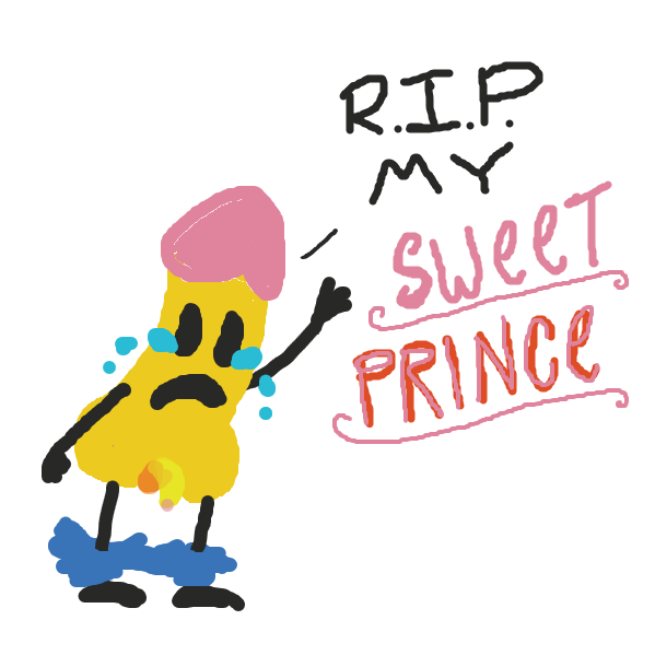 Drawing in Harambe's deathaversary by jamdaddy