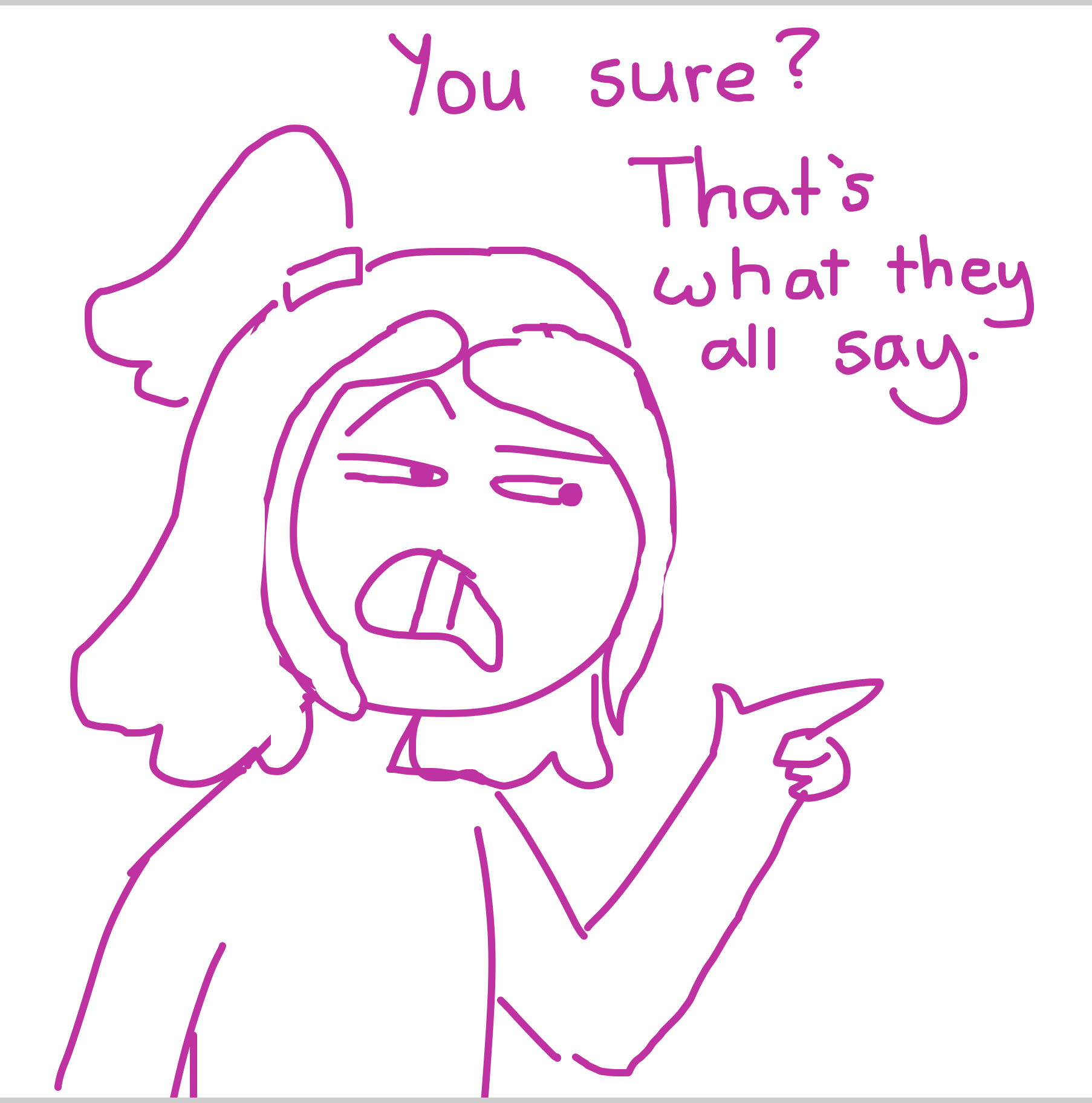 Drawing in Uh oh by Garbage