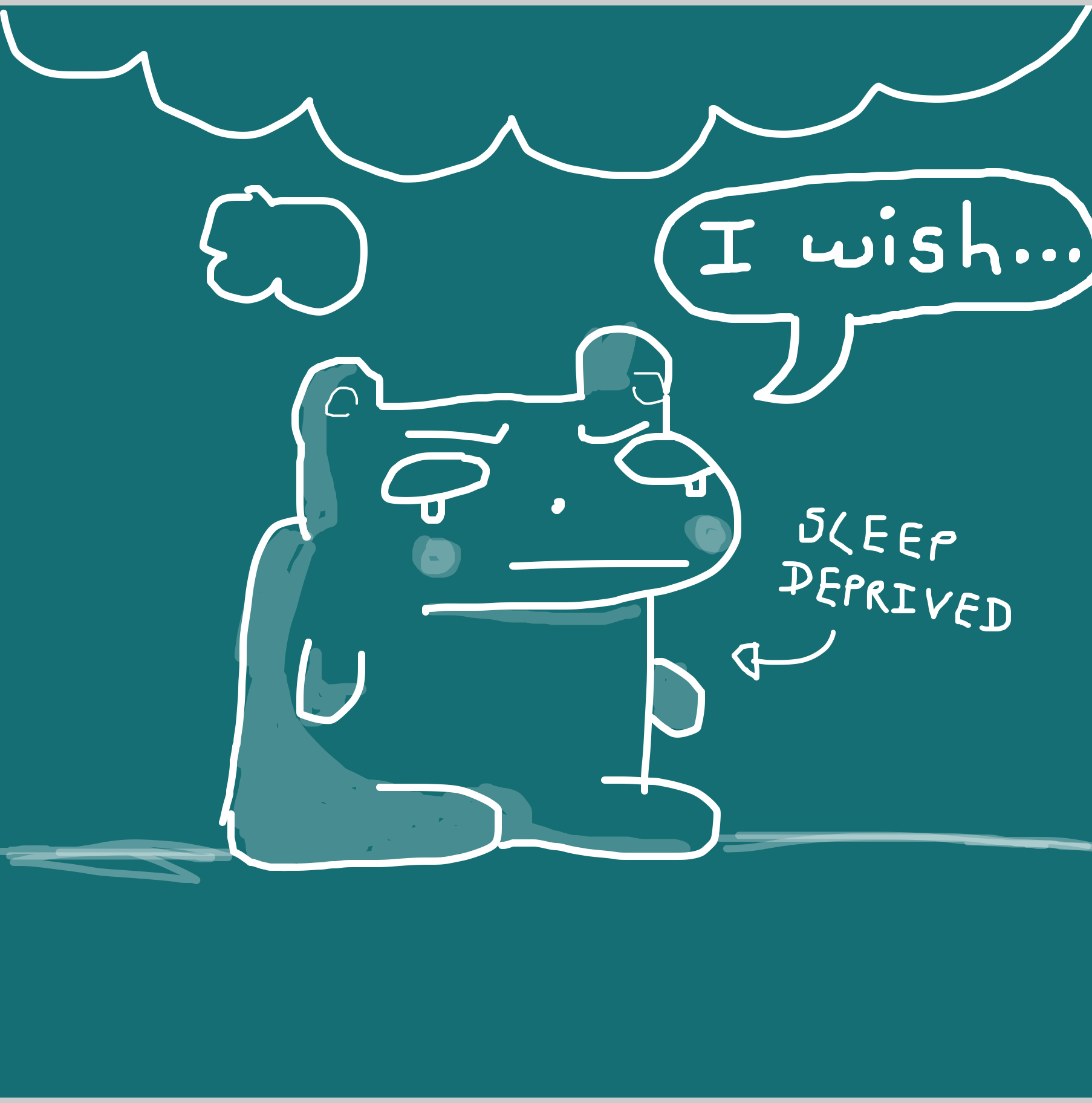 Drawing in Goodnight by Garbage