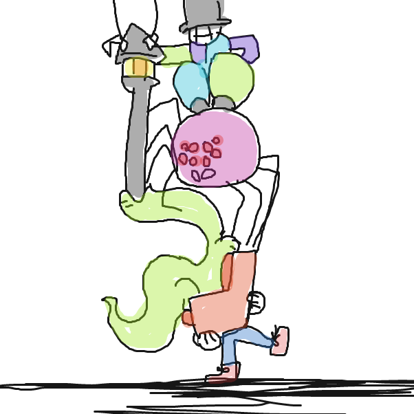 Time to build up this tower - Online Drawing Game Comic Strip Panel by Derren