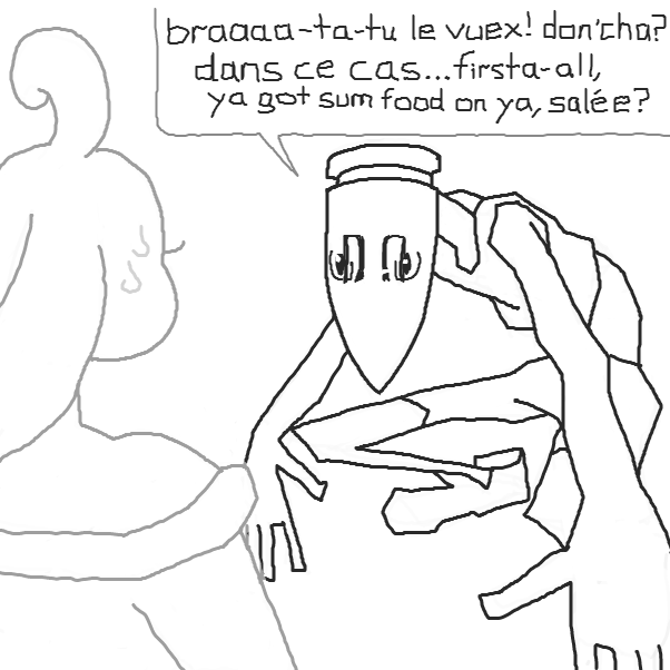 Drawing in hot bratatatata by Chepley