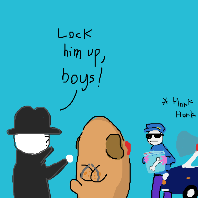 Drawing in henlo by FetusJesus