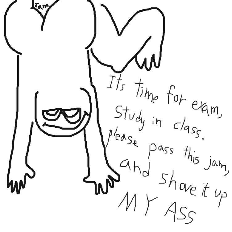 Drawing in Pass the jam by FetusJesus