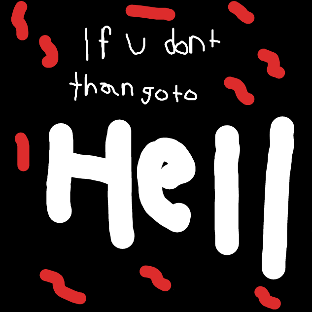 Drawing in Message by plufiedapotat