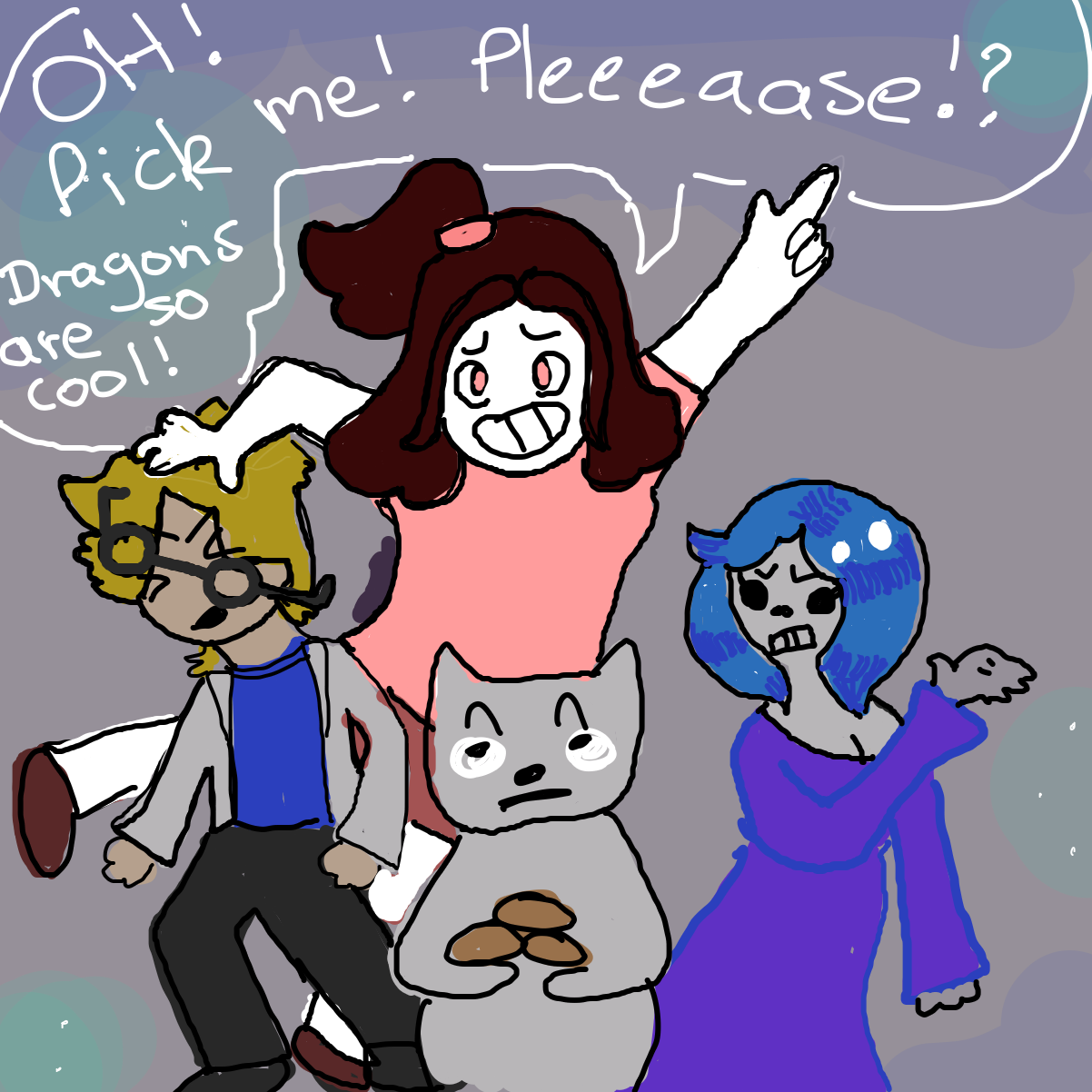 MEEEEEEE - Online Drawing Game Comic Strip Panel by Garbage