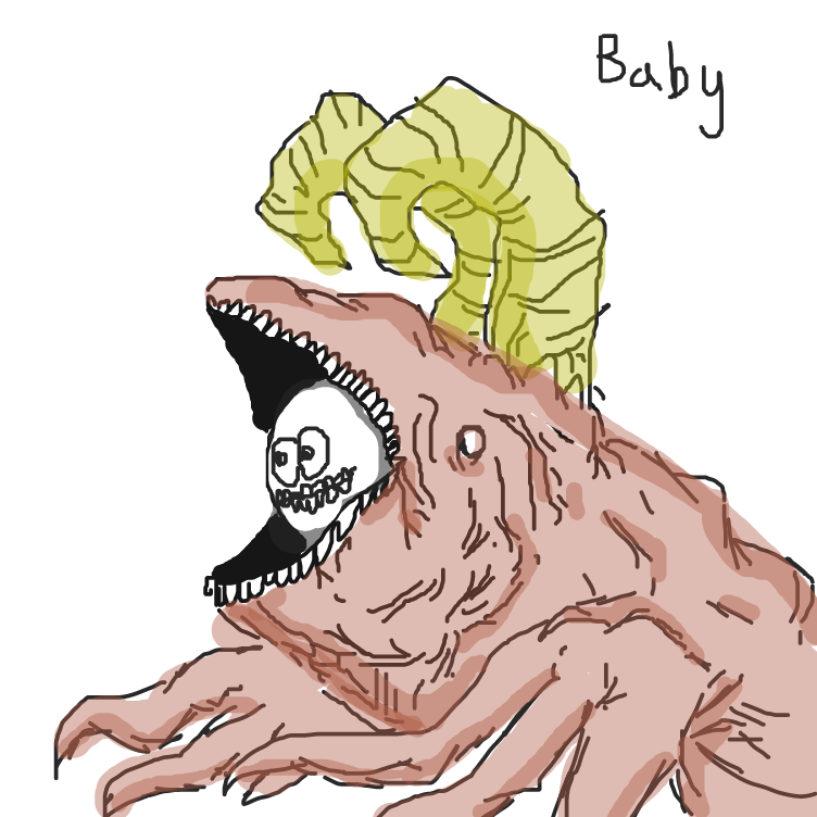 baby - Online Drawing Game Comic Strip Panel by FetusJesus