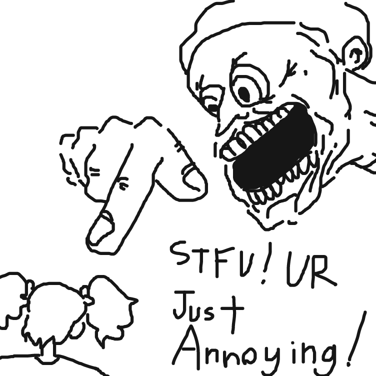STFU - Online Drawing Game Comic Strip Panel by FetusJesus