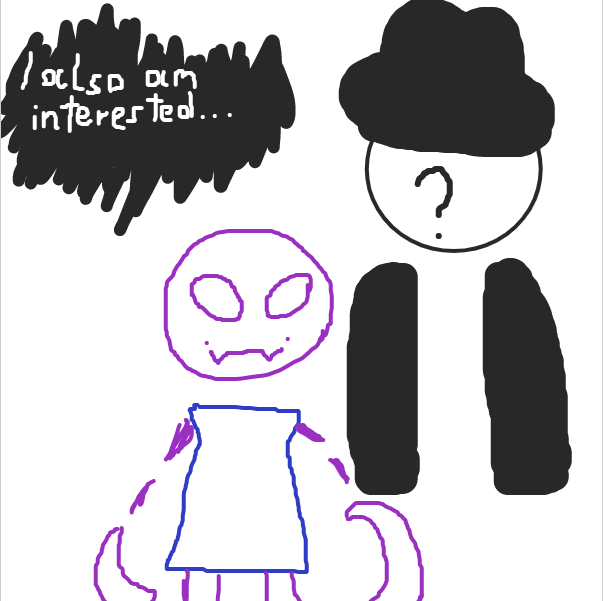 He wanna join - Online Drawing Game Comic Strip Panel by Nejt