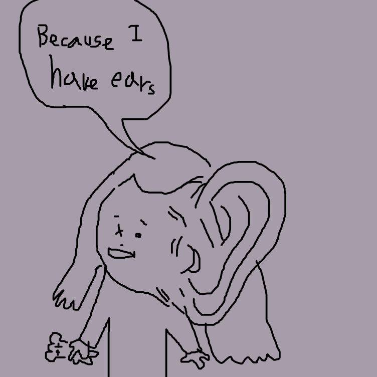 ears mate
 - Online Drawing Game Comic Strip Panel by FetusJesus