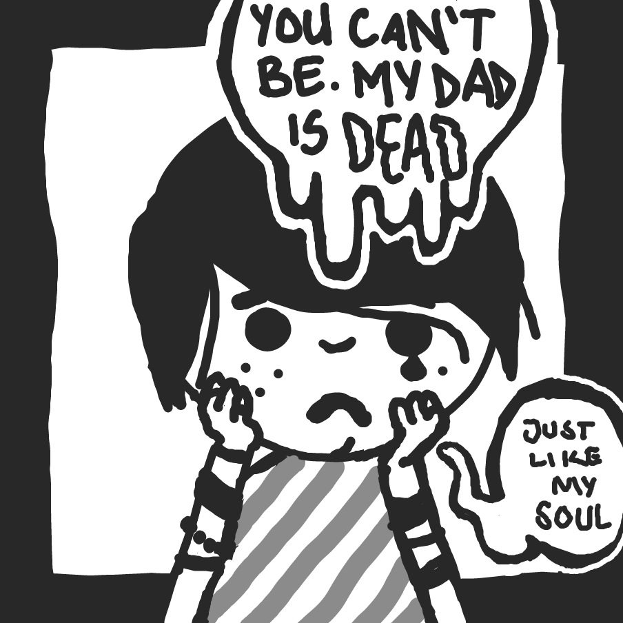 Drawing in sad boy by sebs