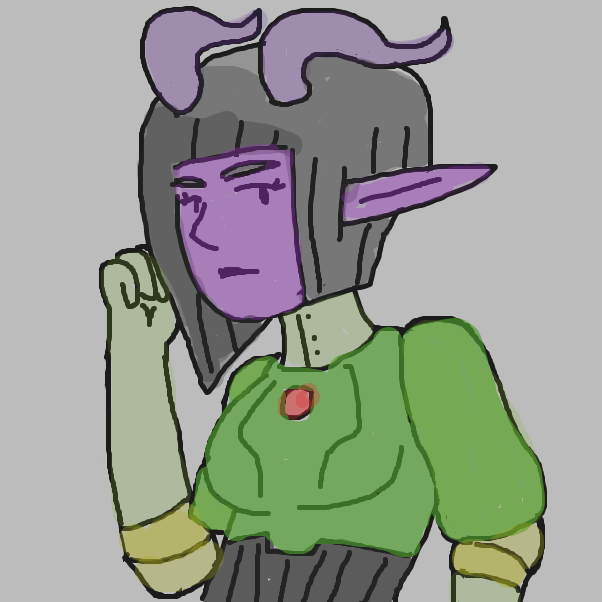 Just drawing an D&D Character, draw your own if you want - Online Drawing Game Comic Strip Panel by Derren