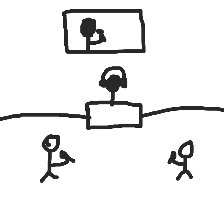 Drawing in Rap Battle by T3chDrag0n