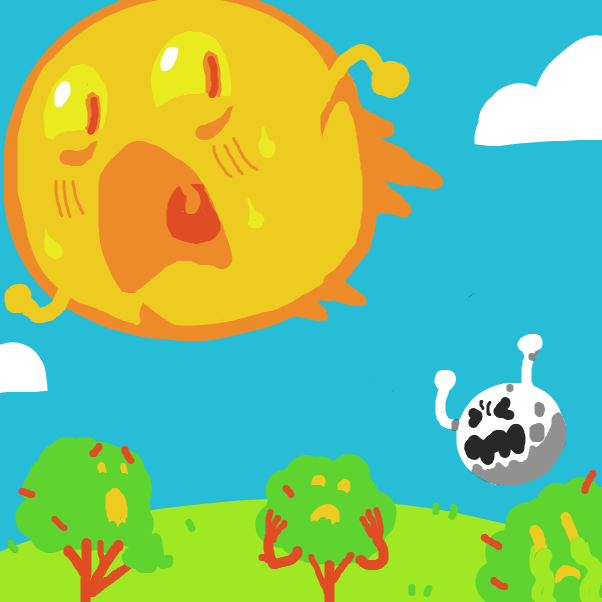 Drawing in earth by sebs