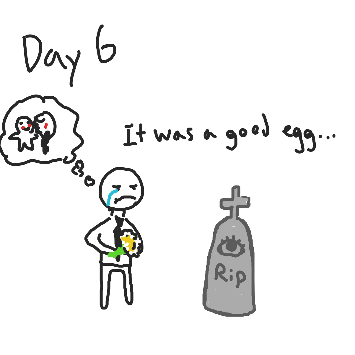 Drawing in egg by MongolianWarlord