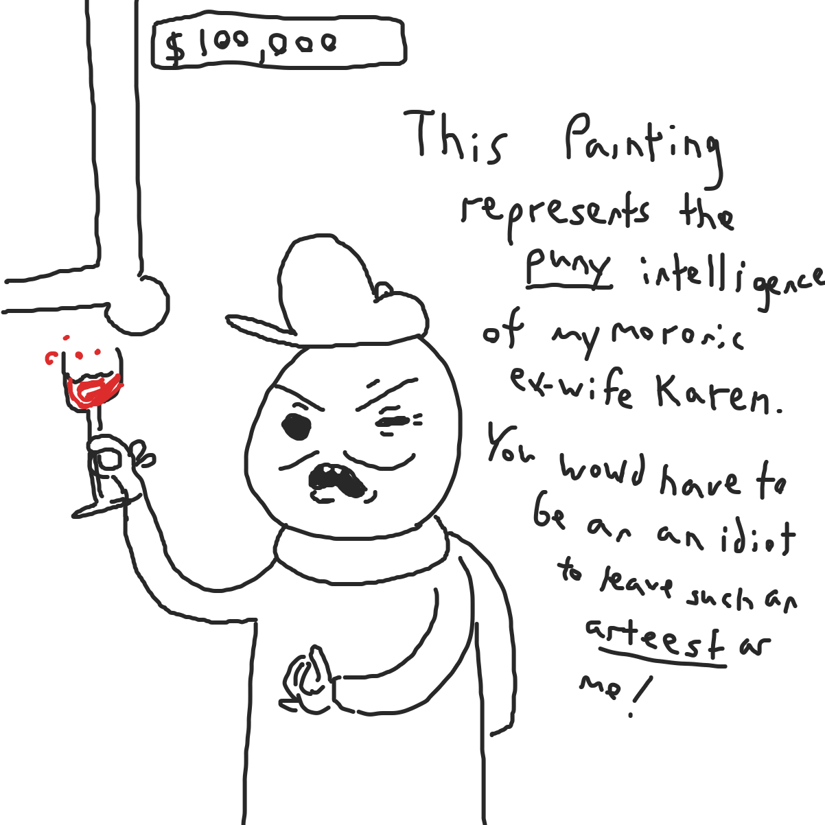 Drawing in abstract by MongolianWarlord