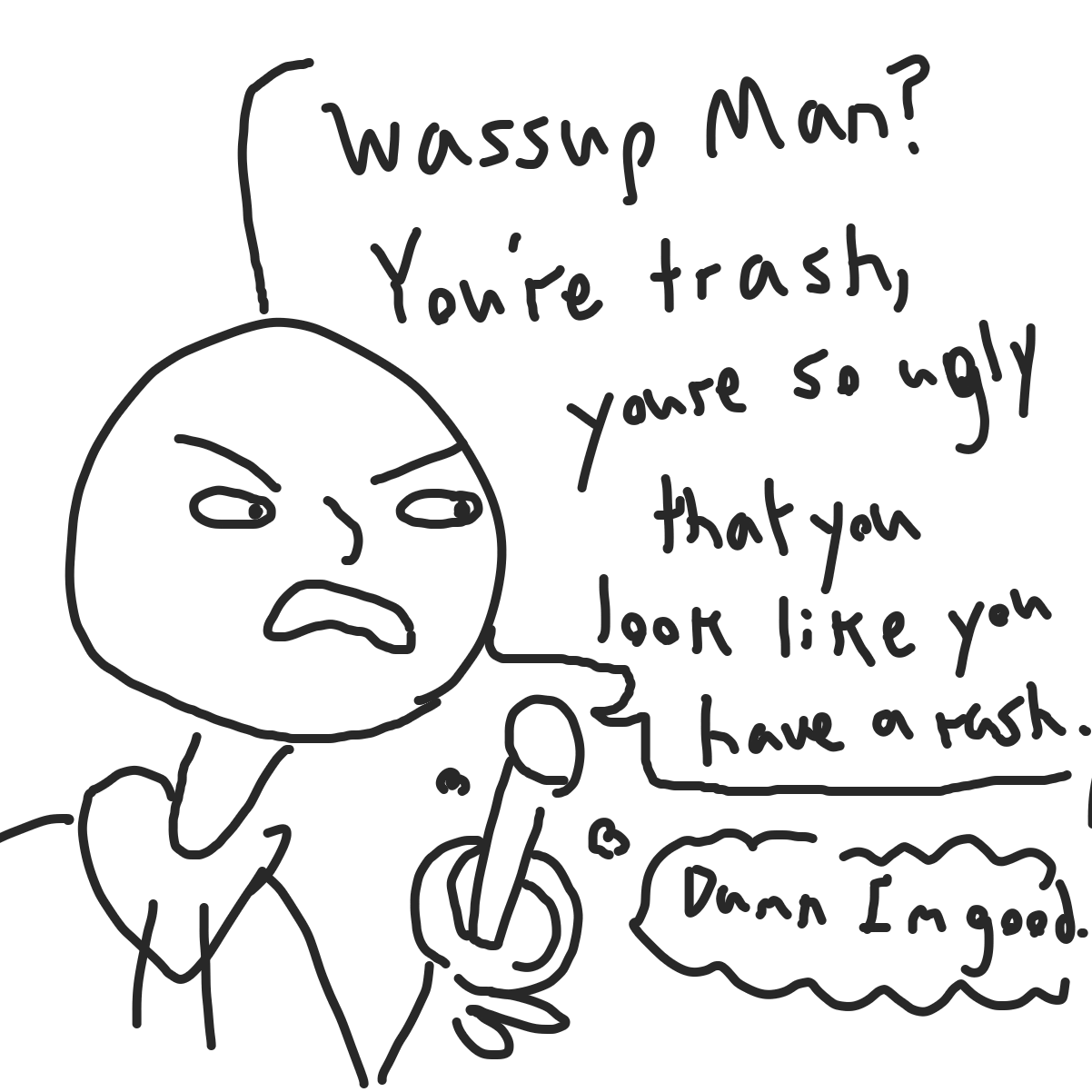  - Online Drawing Game Comic Strip Panel by MongolianWarlord