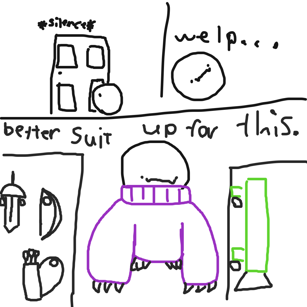  - Online Drawing Game Comic Strip Panel by KingOfSpades2