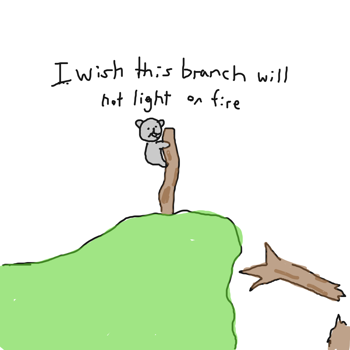 Drawing in Kevin Koala in his Tree Branch by MongolianWarlord