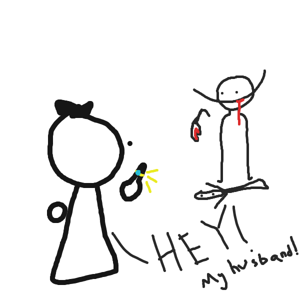 Blep is very much alive but very squished. - Online Drawing Game Comic Strip Panel by ItzAki