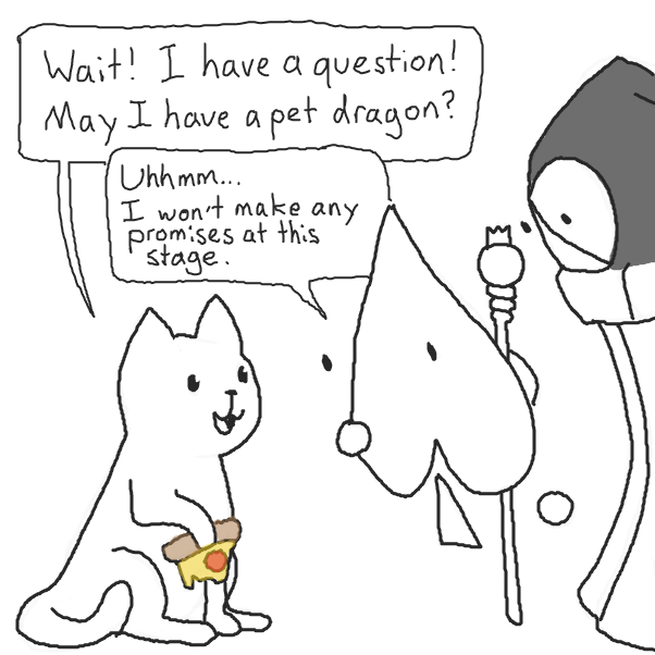 Omni gets to be OP, so why can't Kitty be OP too? - Online Drawing Game Comic Strip Panel by TagTeamChepley