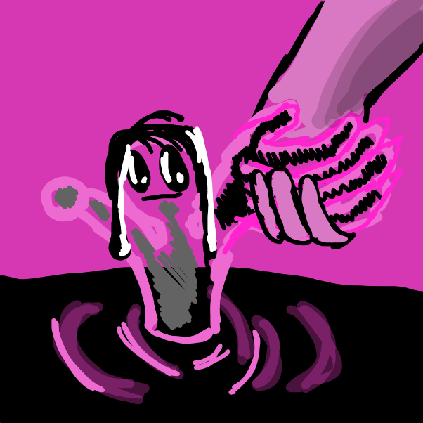 bloody hell! what is this?! - Online Drawing Game Comic Strip Panel by akaya