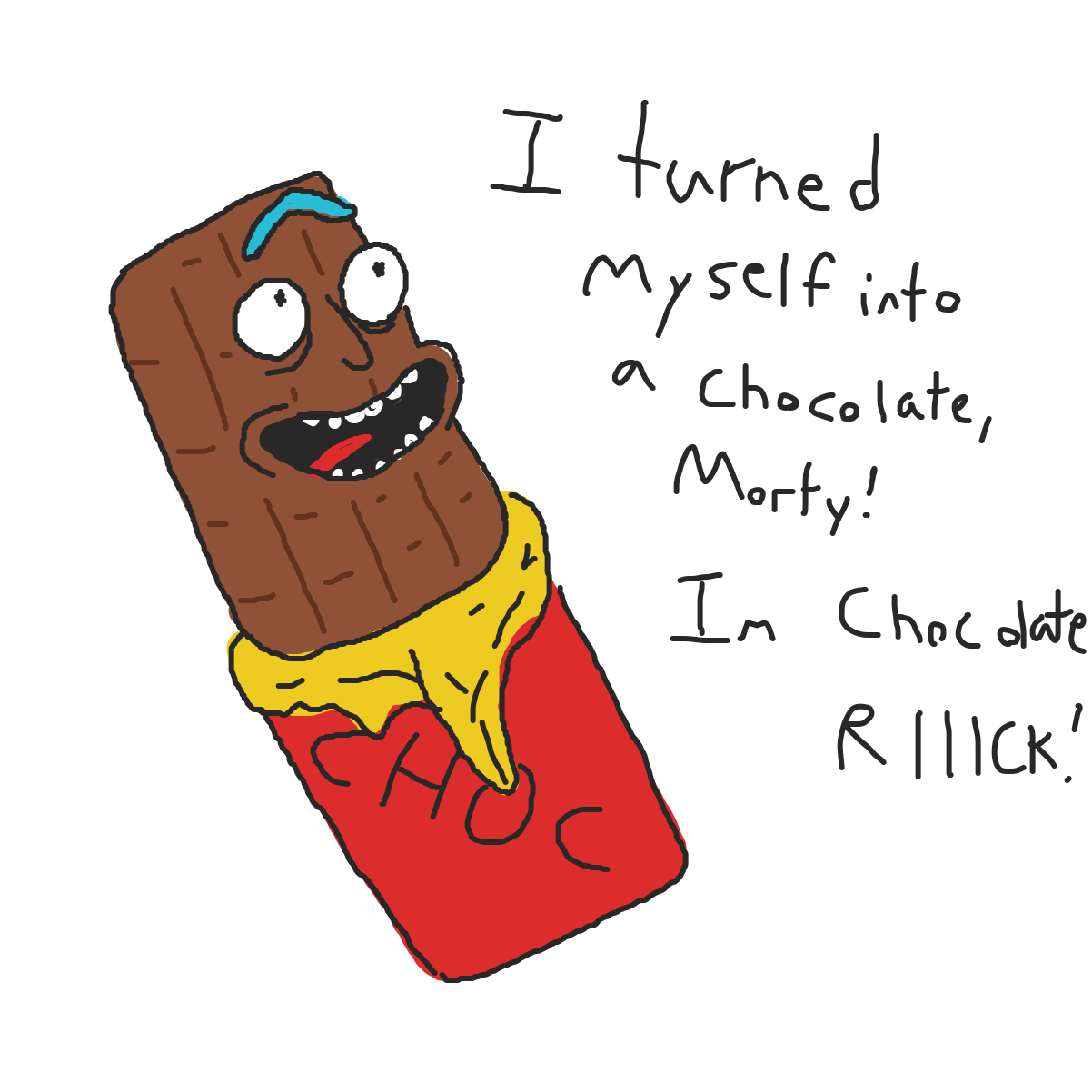 Drawing in For all the chocolate lovers out there by MongolianWarlord