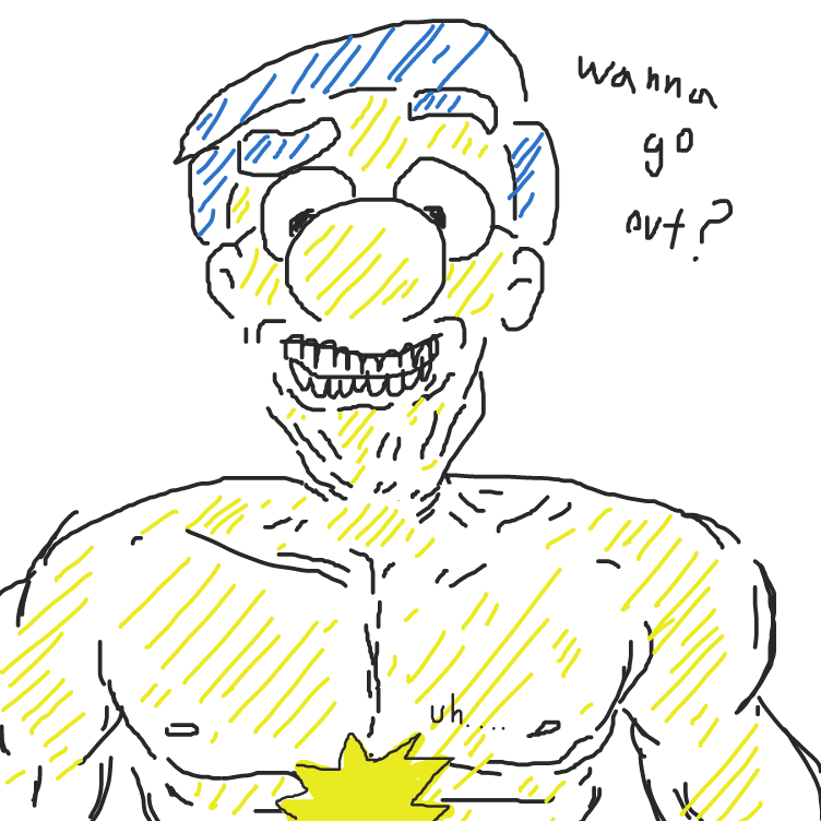 Drawing in Hot Millhouse by FetusJesus