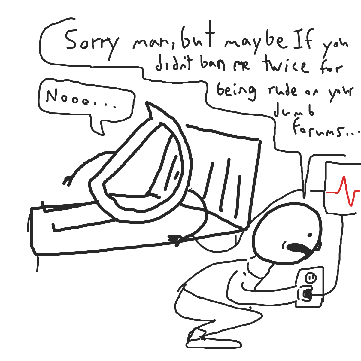  - Online Drawing Game Comic Strip Panel by MongolianWarlord