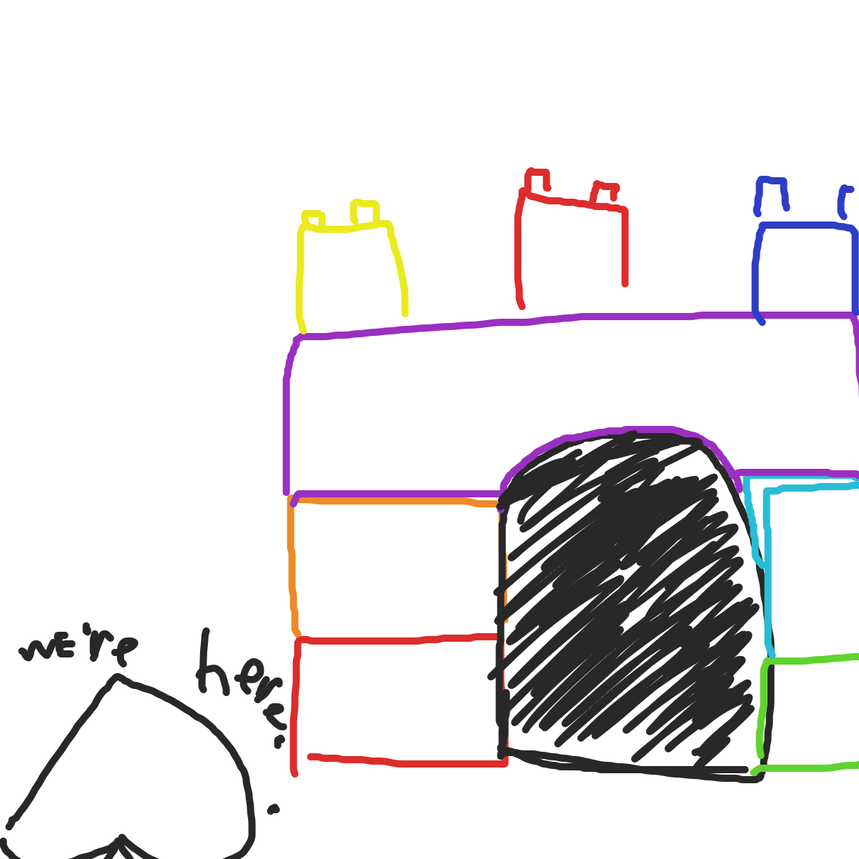 When this reaches 100, we need to @ jamdaddy so he can end the adventure - Online Drawing Game Comic Strip Panel by KingOfSpades2