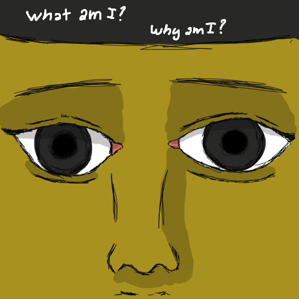 The final existential dread. - Online Drawing Game Comic Strip Panel by SamButers