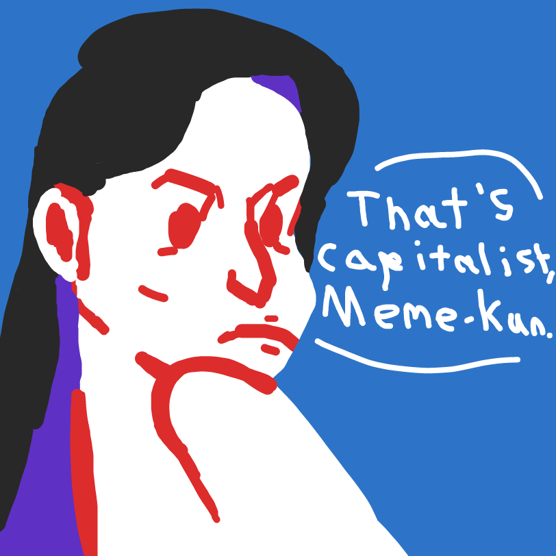 Drawing in stonks by partyee