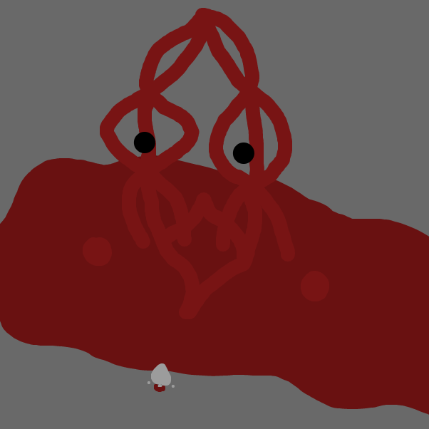 And here comes the Blood Beast - Online Drawing Game Comic Strip Panel by ItzAki