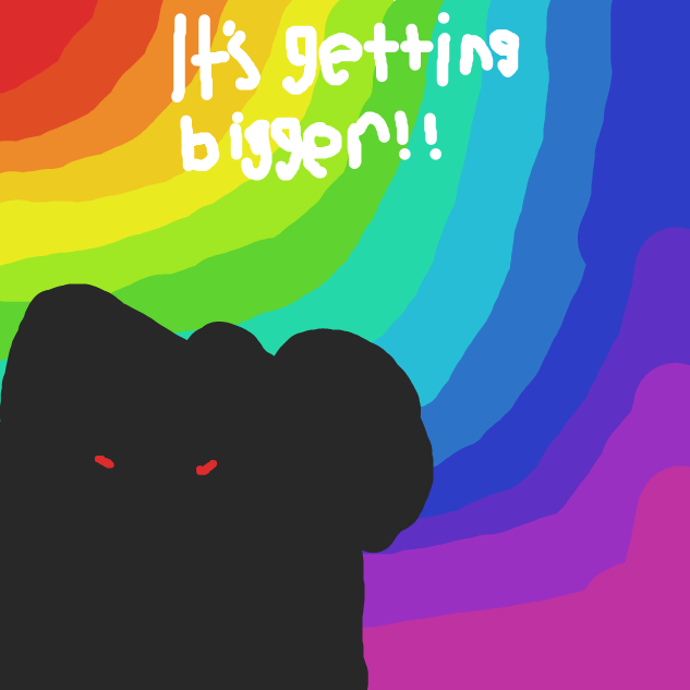 AHHHHHHHHHHHHHHHHHHHHH MY RAINBOW - Online Drawing Game Comic Strip Panel by plufiedapotat