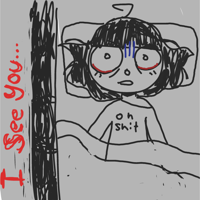 Liked webcomic Sleep paralysis demon encounter :)