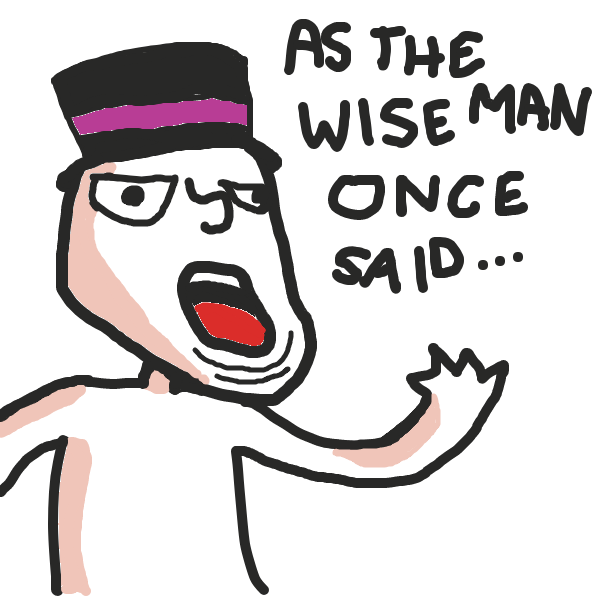 Drawing in Wise Man by Plutomics