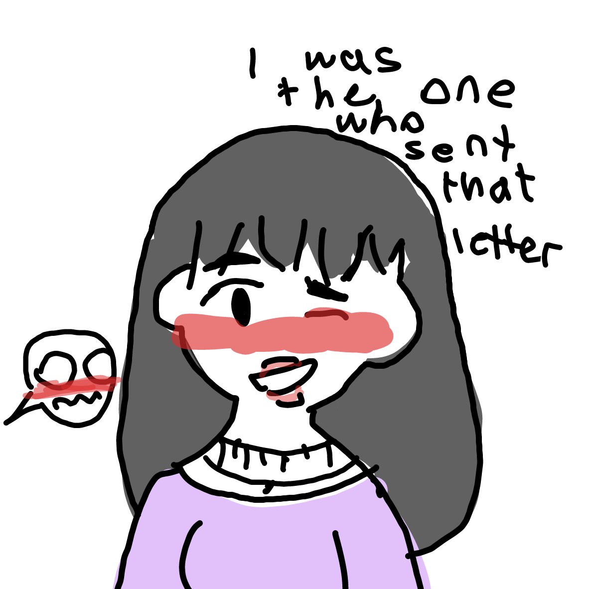 Drawing in A love letter by LivyRae