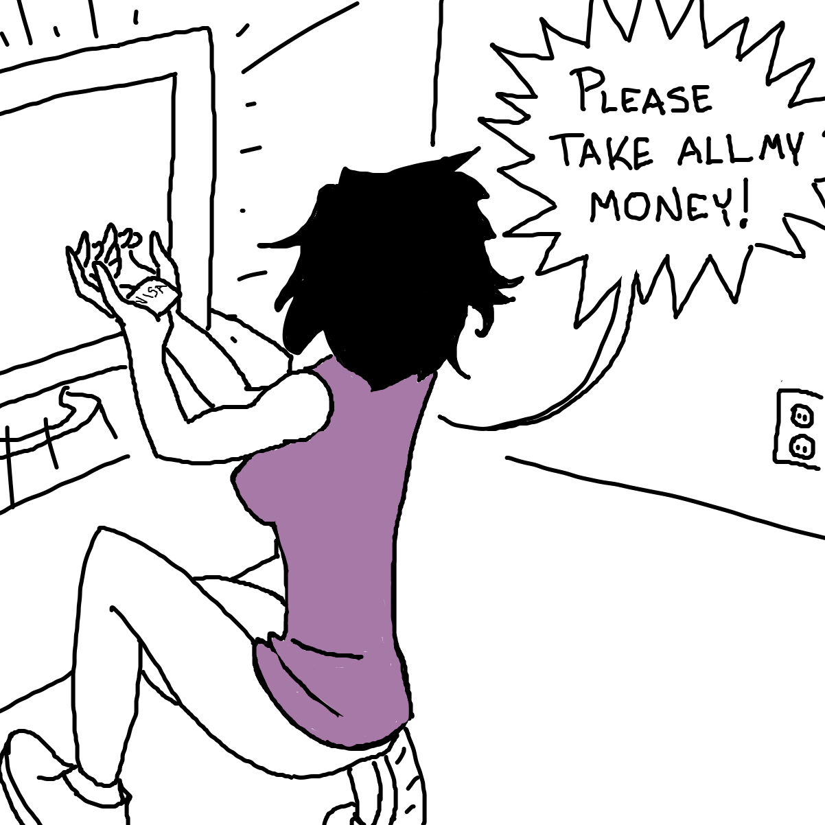 Drawing in Incredible TV Offer by Buzzinski