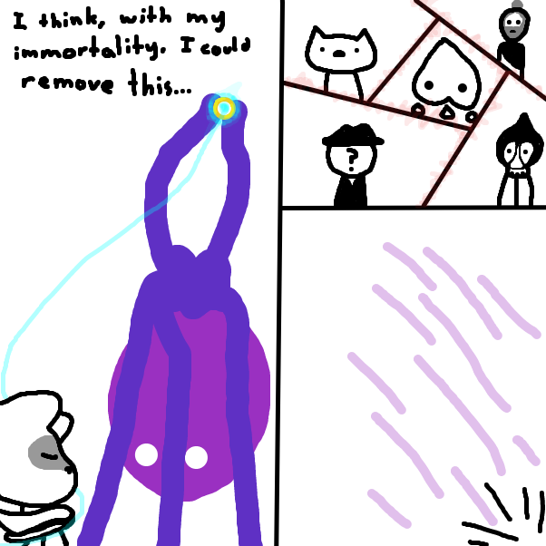 She lowkey dies, the prophecy is fulfilled - Online Drawing Game Comic Strip Panel by ItzAki