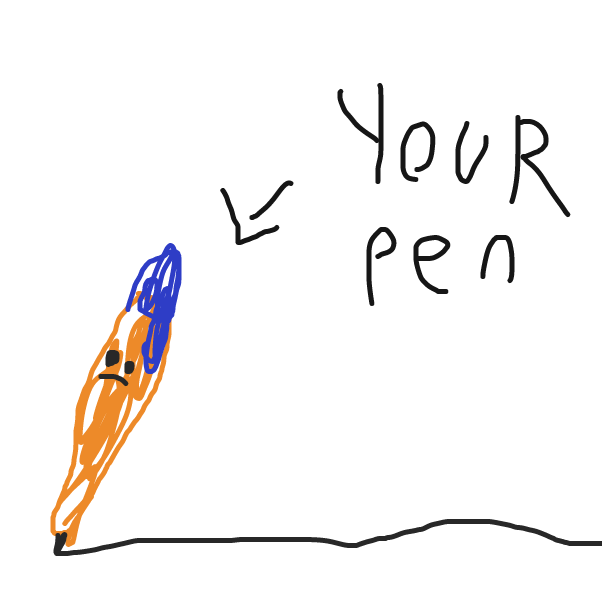 Drawing in my pen by Purplemint