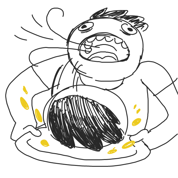 Drawing in THATS MY BREAKFAST? by CJ_Meow