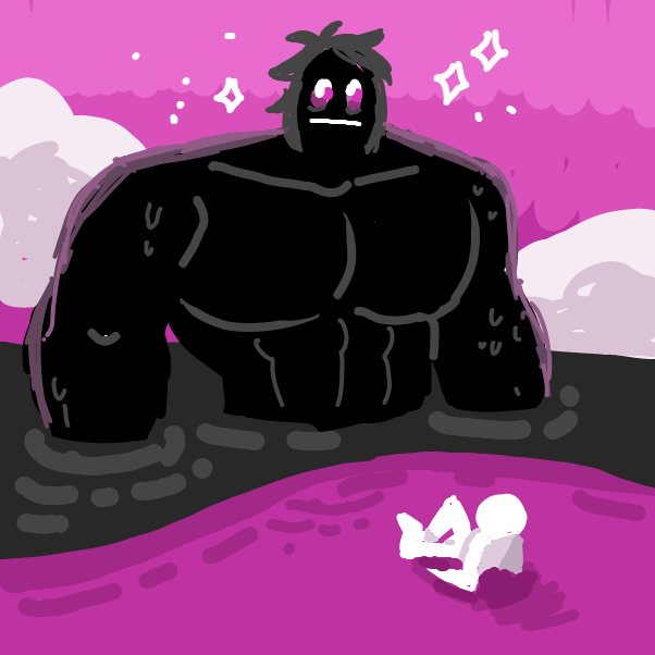 Drawing in Pink ink by CJ_Meow